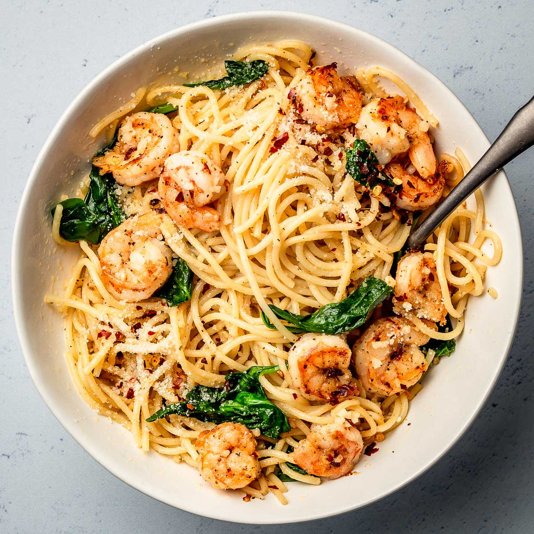 Garlic Butter Shrimp Pasta