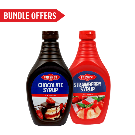 Strawberry Syrup 624g / Chocolate Syrup 624g