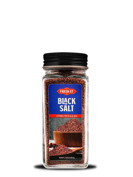 black salt and himalayan salt