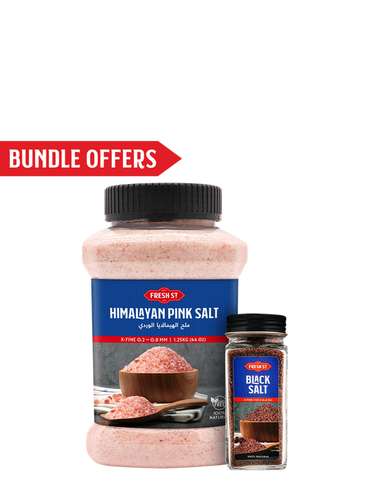 Himalayan Pink Salt 1.25kg / Black Salt X-Fine