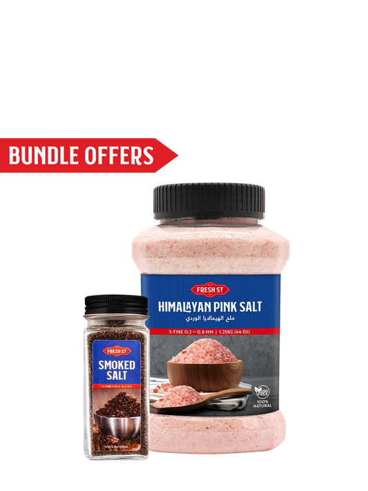 Himalayan Pink Salt 1.25kg / Smoked Salt X-Fine