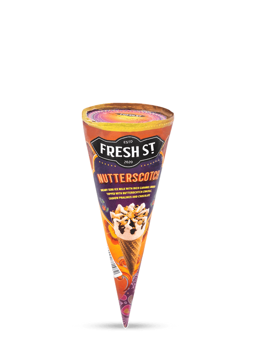 Nutterscotch Ice Cream Cone 110ml