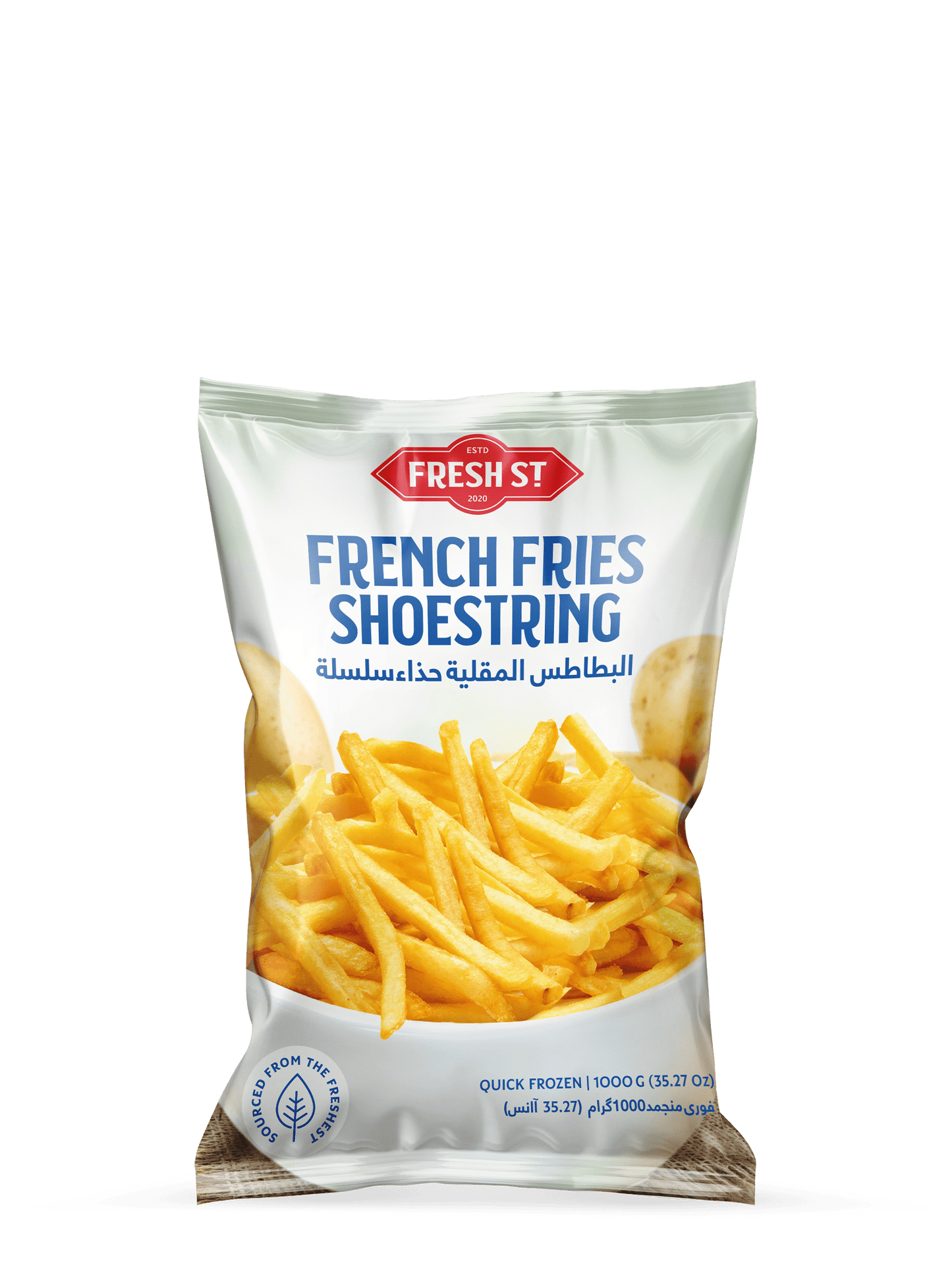French Fries Shoestring 6x6mm 1000