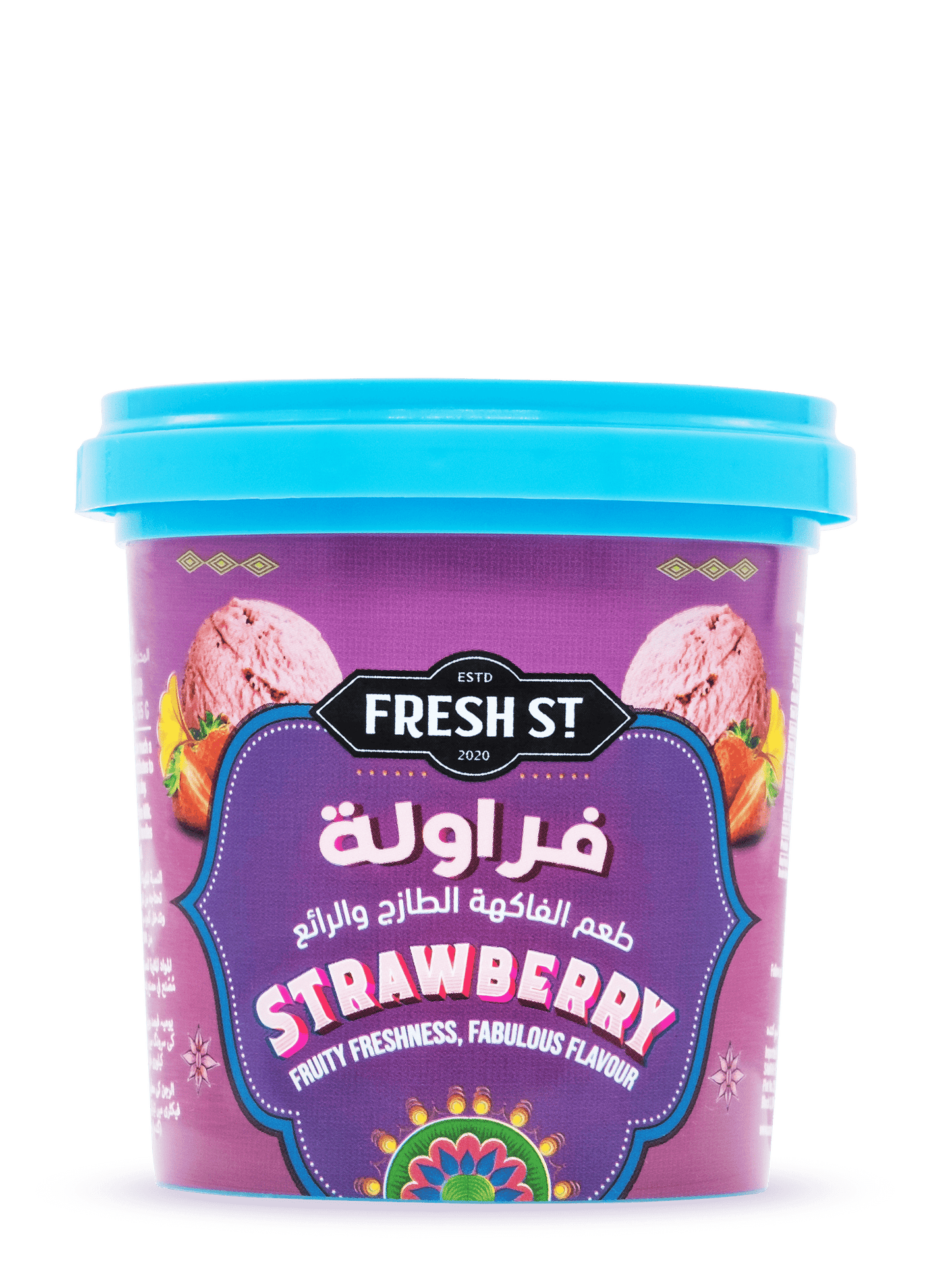 Strawberry Ice Cream Cup 125ml