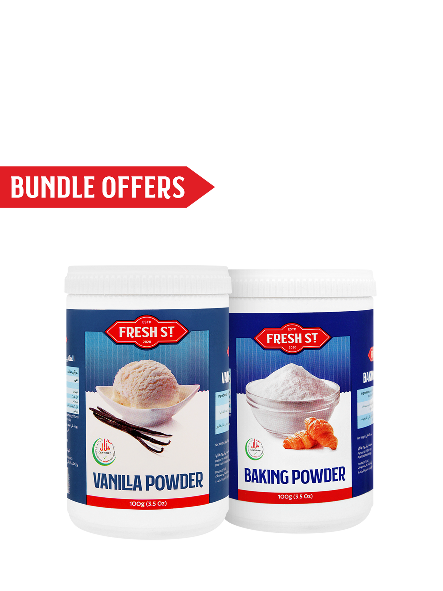 Vanilla Powder 100g / Baking Powder 100g