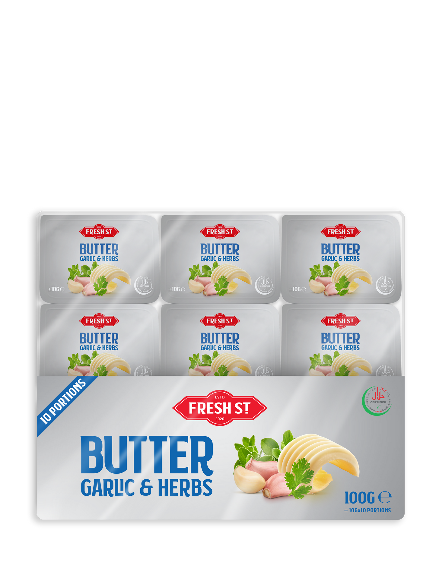 Fresh St Butter & Garlic Herb 10Gm X 10