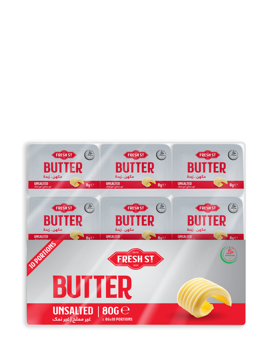 Fresh St Butter Unsalted 08Gm X 10