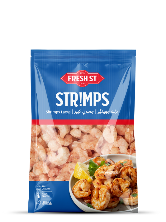 Fresh Street Peeled Large Shrimps PND 60/80, 500g