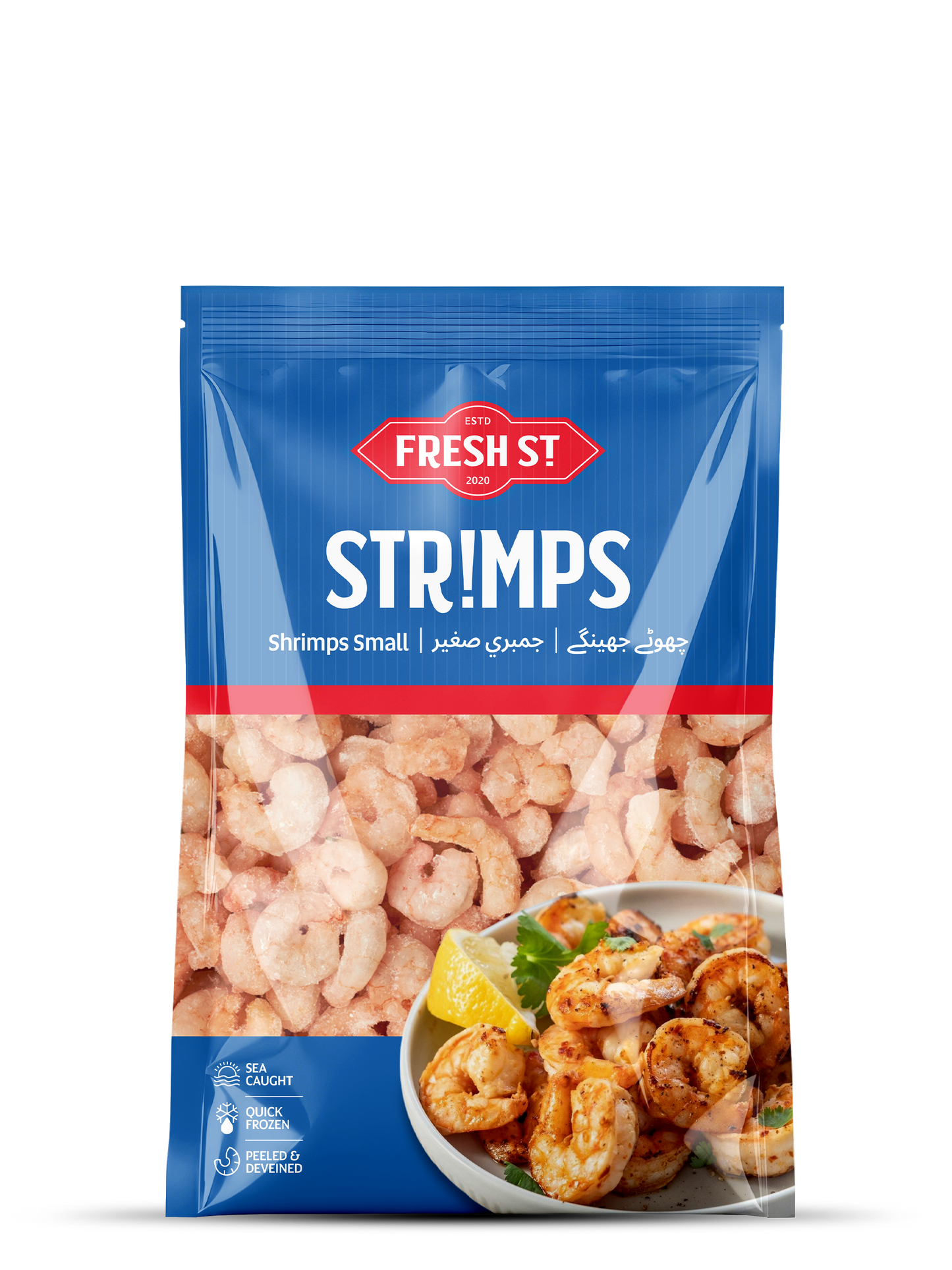 Fresh Street Peeled Small Shrimps  PND 100/200  500g